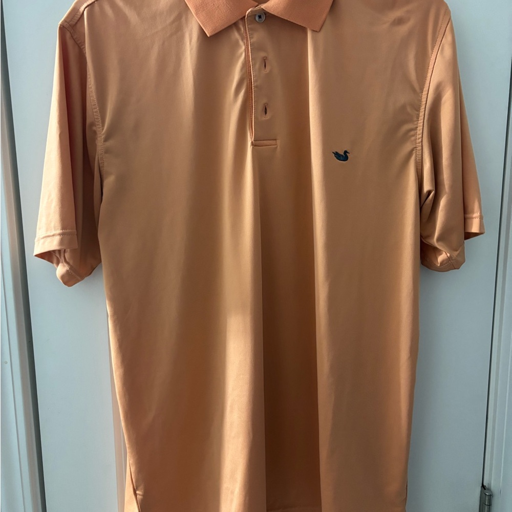 Southern Marsh Men's Orange Polo Shirt size small